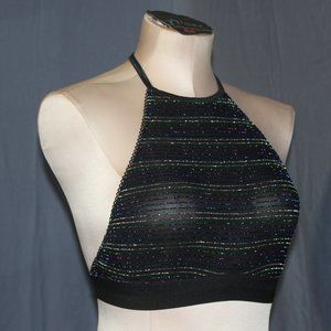 Victoria's Secret High Neck Metallic Bralette